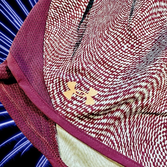 NWT Under Armour ‘Fly-By 2.0 Printed Shorts’ in “Reflective Sonar Blue” Size M - Picture 10 of 15